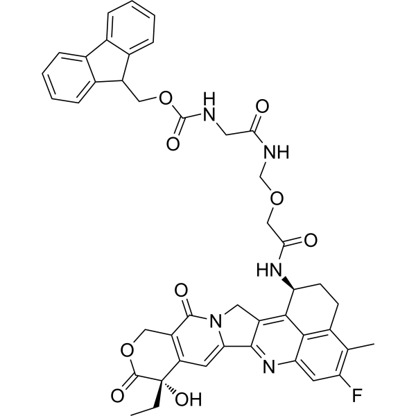 Exatecan-2-(aminomethoxy)acetamide-Gly-Fmoc 1599440-09-1